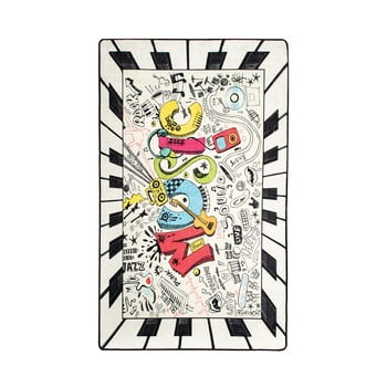 Covor antiderapant pentru copii chilai music, 100 x 160 cm