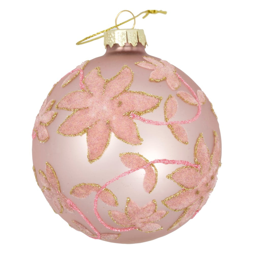 Glob de Crăciun din sticlă Green Gate Marie, roz bonami.ro imagine 2022