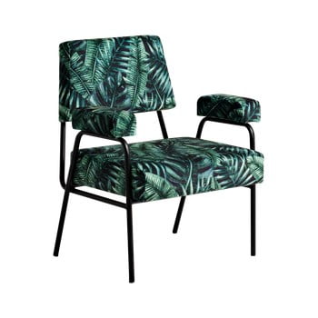 Fotoliu cu model custom form simple tropicalvives, verde închis
