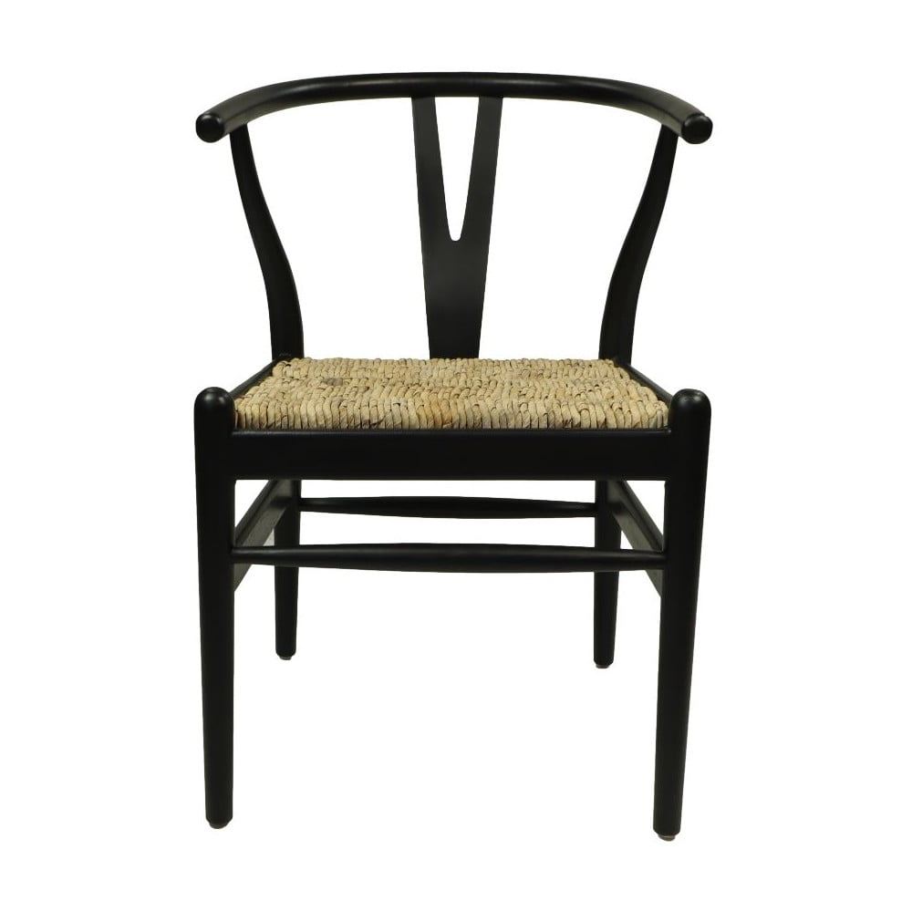 Scaun de dining negru din lemn de mahon Wishbone – HSM collection bonami.ro imagine noua