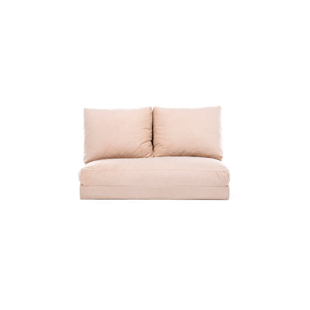 Canapea crem extensibilă 120 cm Taida – Balcab Home
