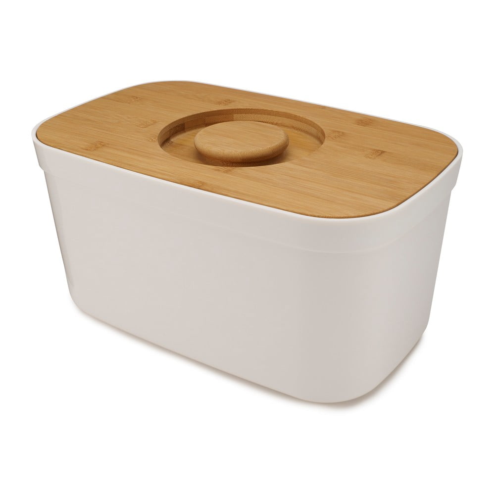 Cutie pentru pâine cu capac din lemn Joseph Joseph Bin, alb bonami.ro imagine 2022