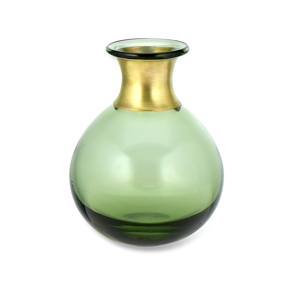 Vază din sticlă Nkuku Miza, înălțime 11 cm, verde bonami.ro imagine 2022