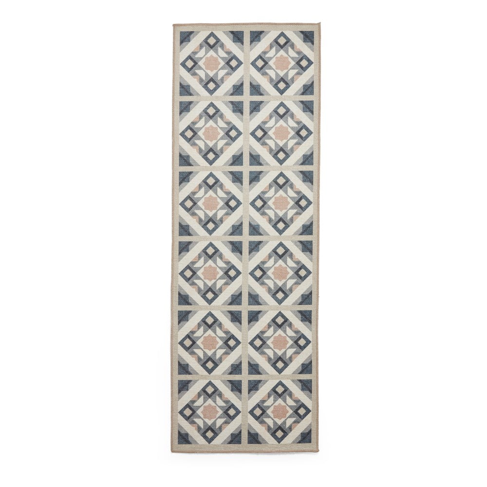 Covor tip traversă gri-crem lavabil 61x170 cm Victoria Orange – Think Rugs