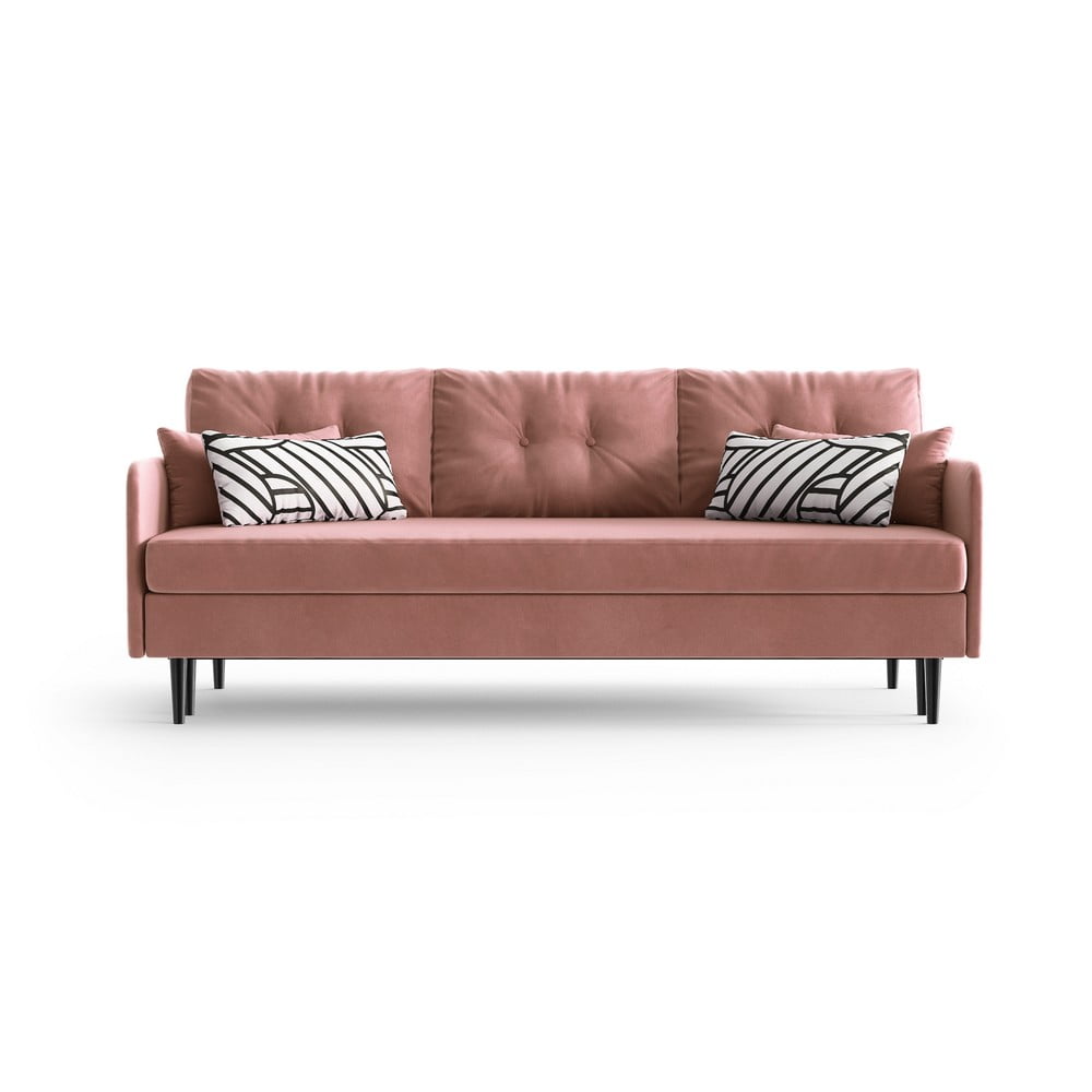 Canapea extensibilă Daniel Hechter Home Memphis, roz pudră bonami.ro imagine 2022