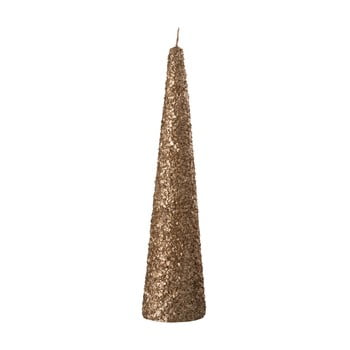 Lumânare j-line glitter, auriu