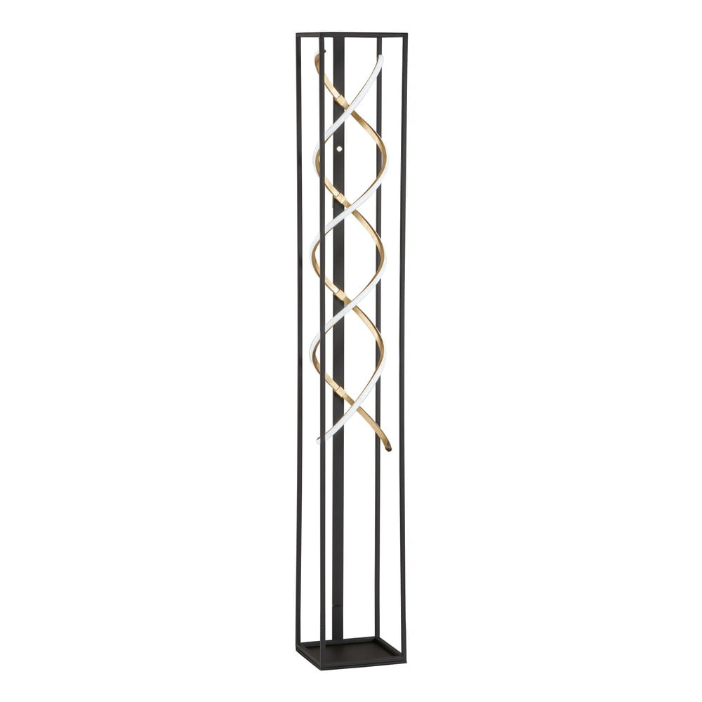 Lampadar negru LED cu intensitate reglabilă (înălțime 140 cm) Gil – Fischer & Honsel