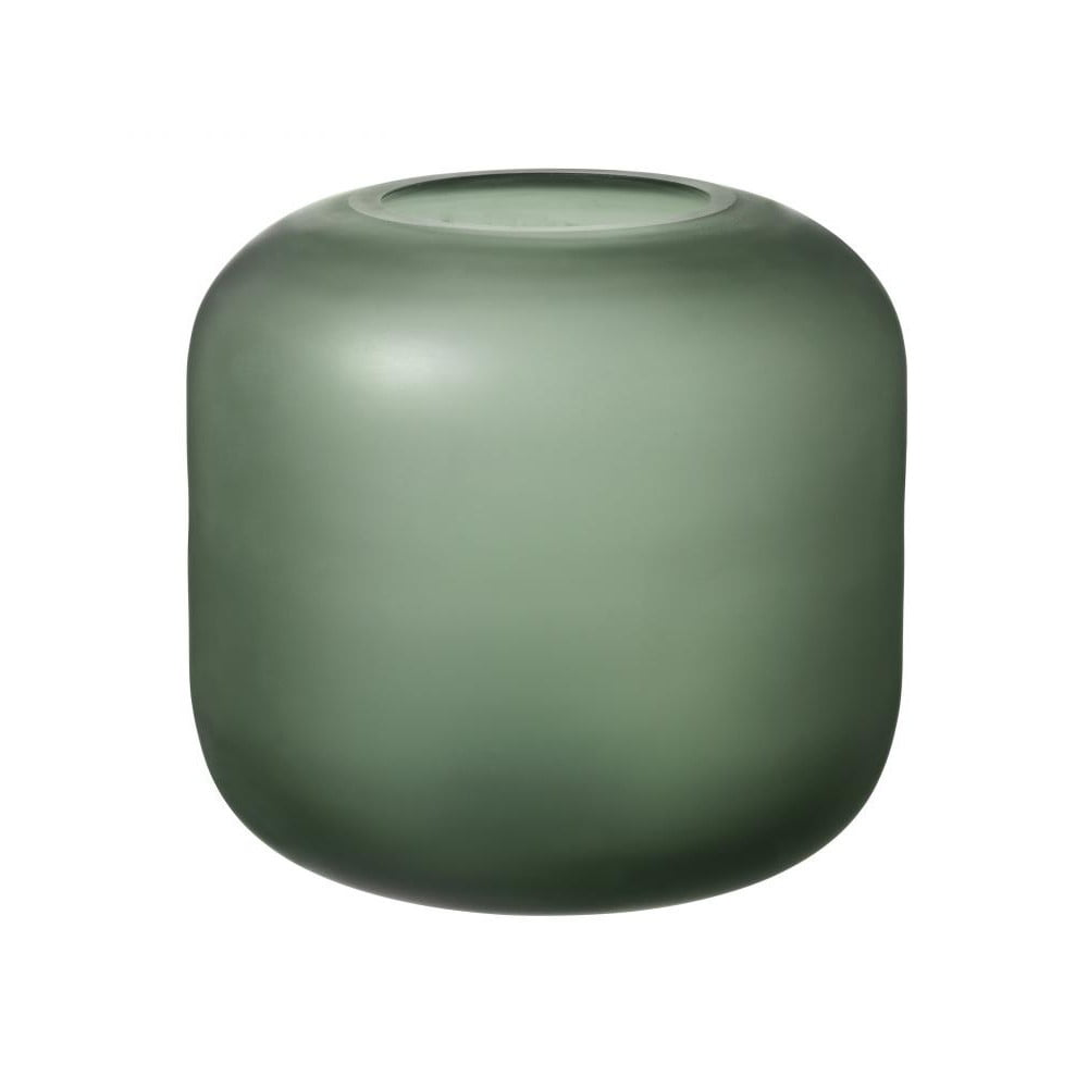 Vază din sticlă blomus bright, înălțime 17 cm, verde