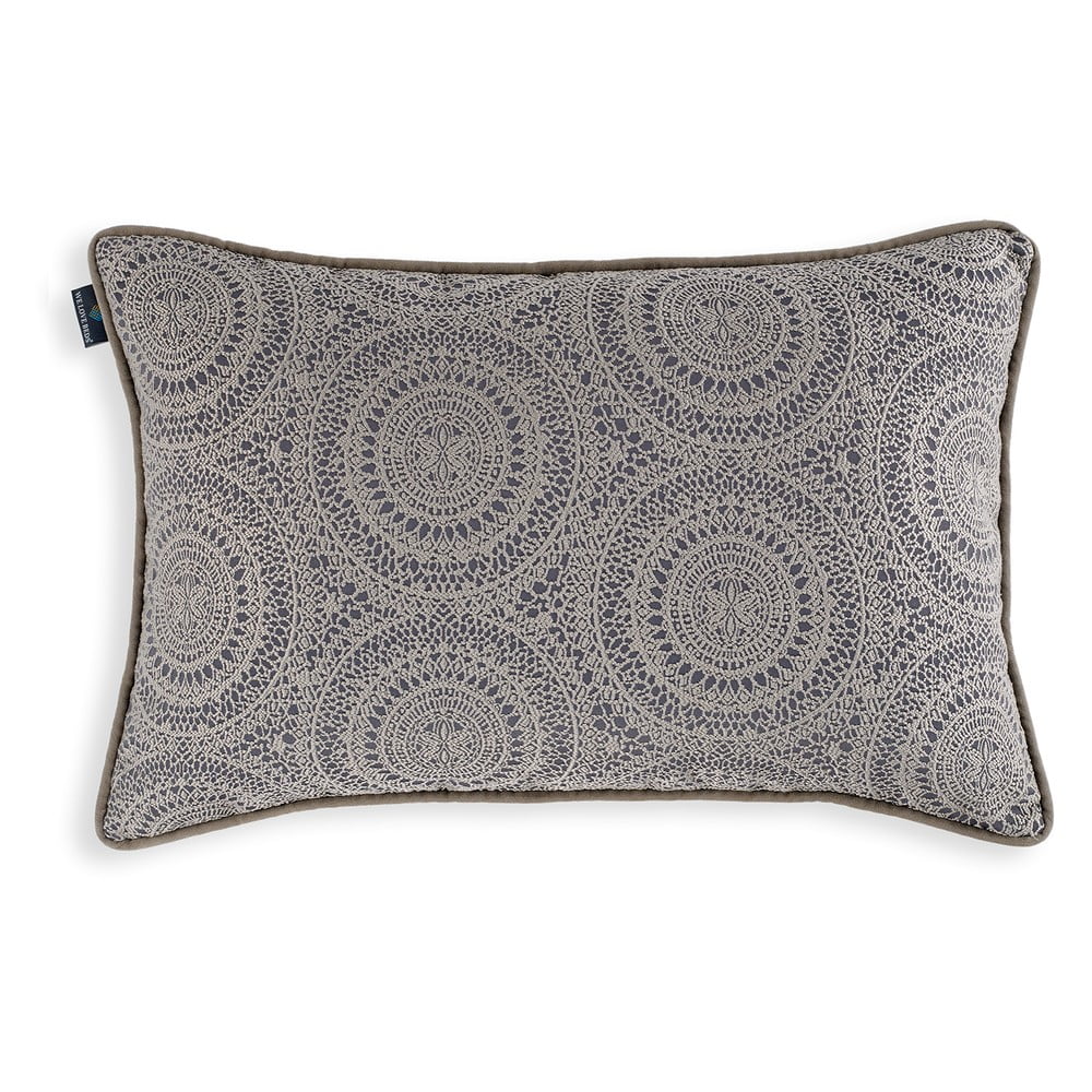 Față de pernă WeLoveBeds Rosette, 40 x 60 cm, maro