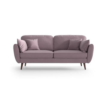Canapea din catifea my pop design auteuil, roz