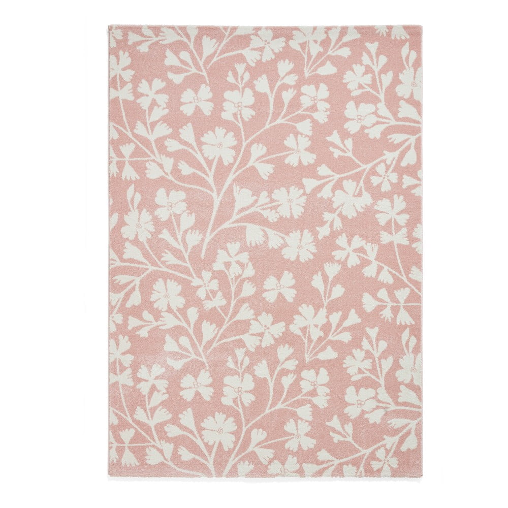 Covor roz deschis 80x150 cm Grace Floral – Catherine Lansfield