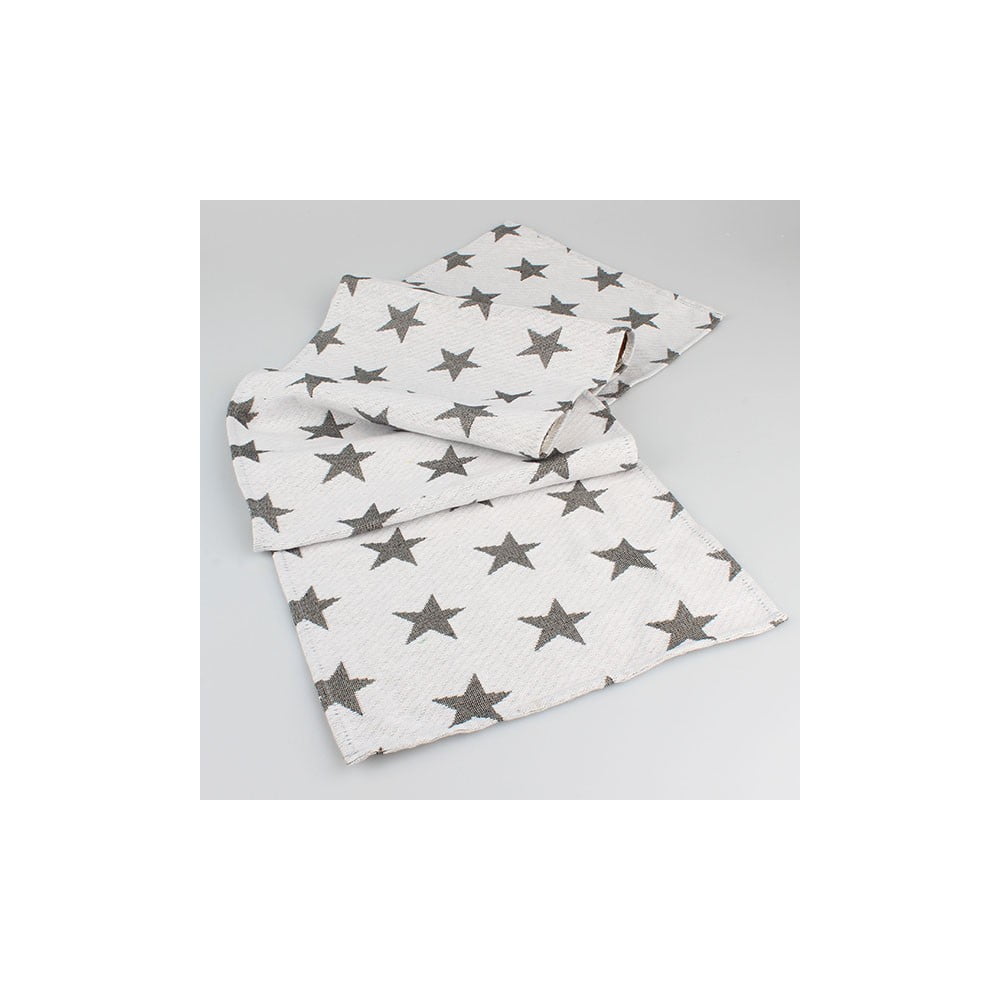 Șervet masă cu steluțe Dakls, alb bonami.ro
