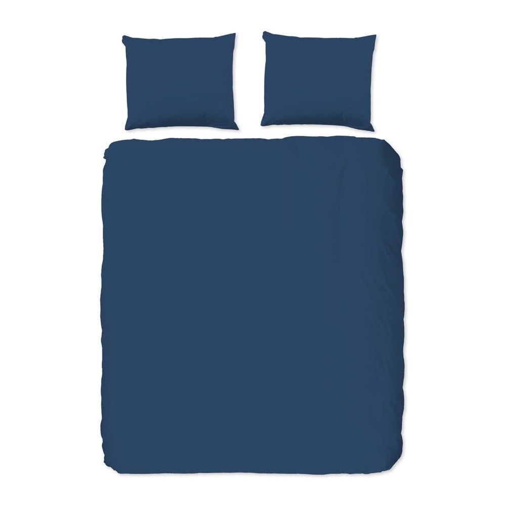 Lenjerie de pat din bumbac Good Morning Universal, 200 x 220 cm, albastru bonami.ro imagine noua