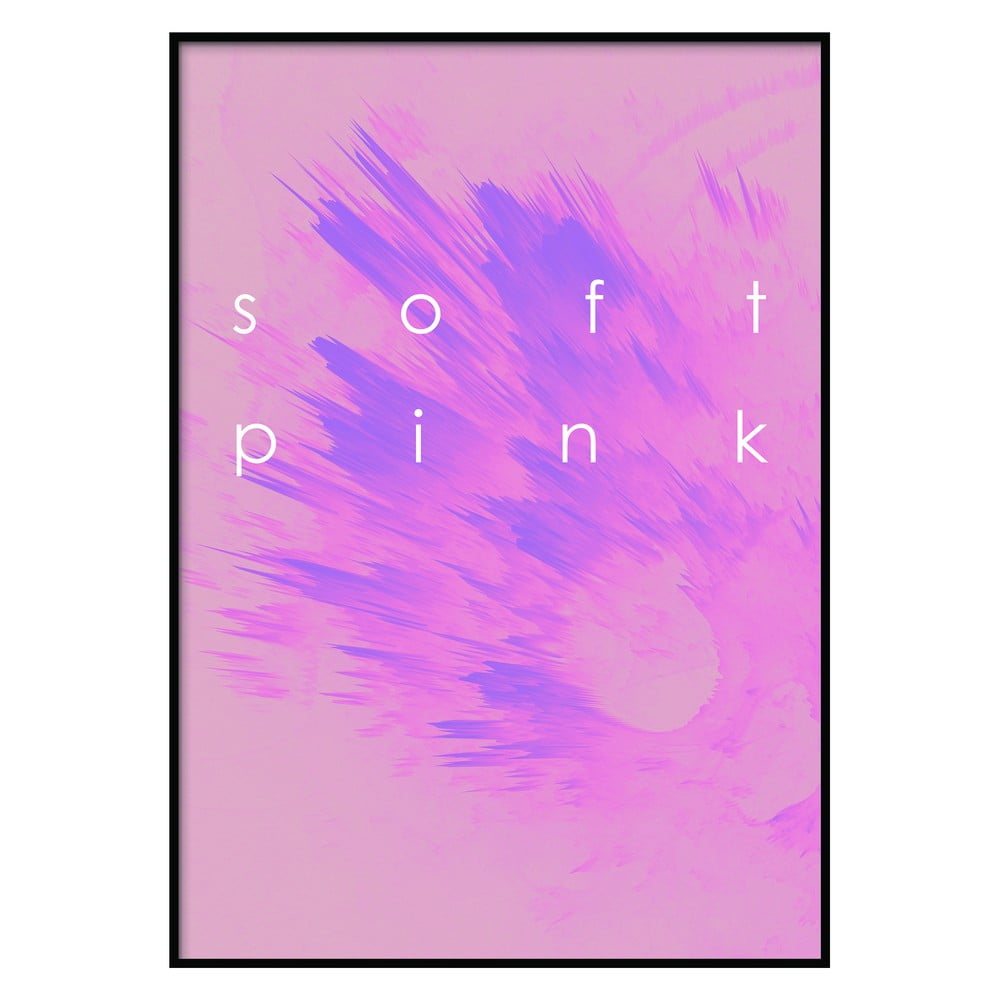 Poster DecoKing Explosion SoftPink, 100 x 70 cm