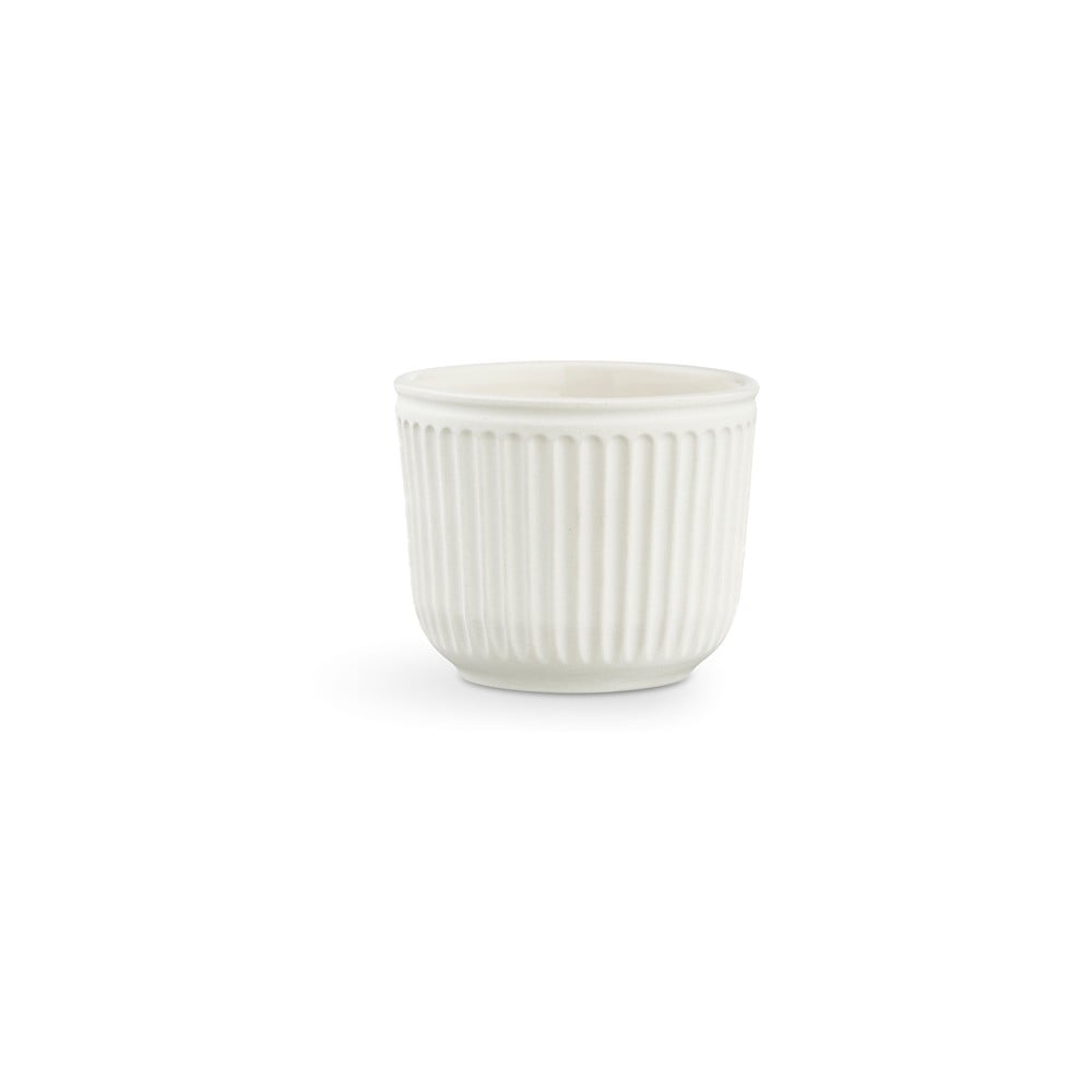 Ghiveci mini din gresie Kähler Design Hammershoi Flowerpot, ⌀ 11 cm, alb