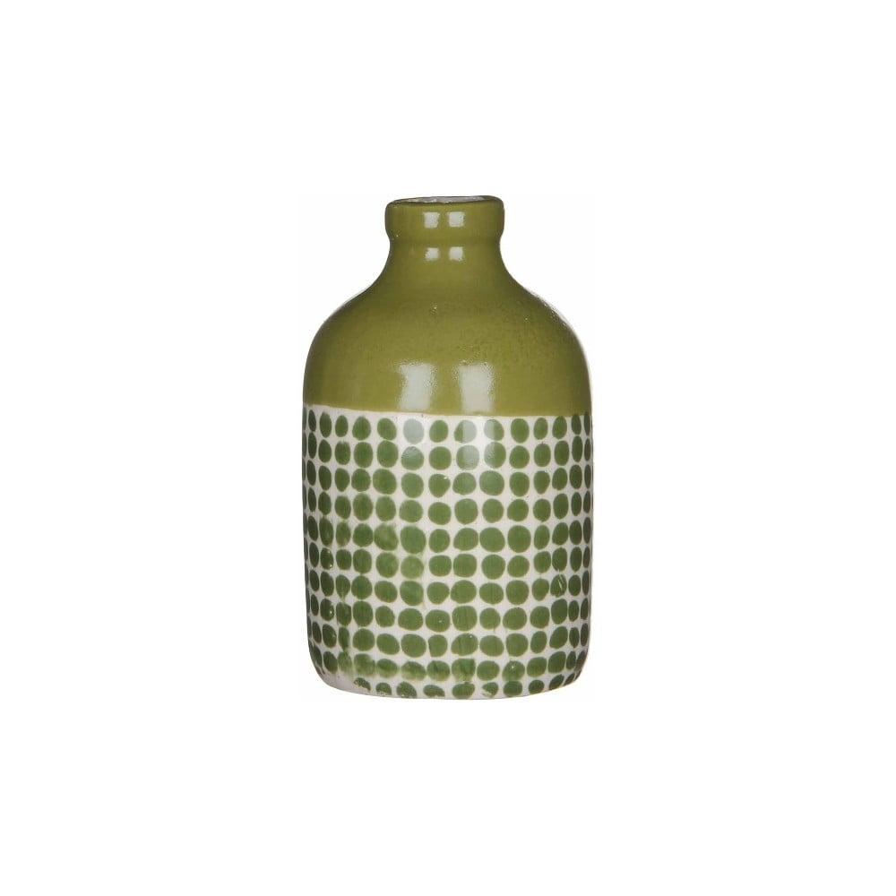 Vază din ceramică Mica Fabio, 145 x 8,5 cm, verde