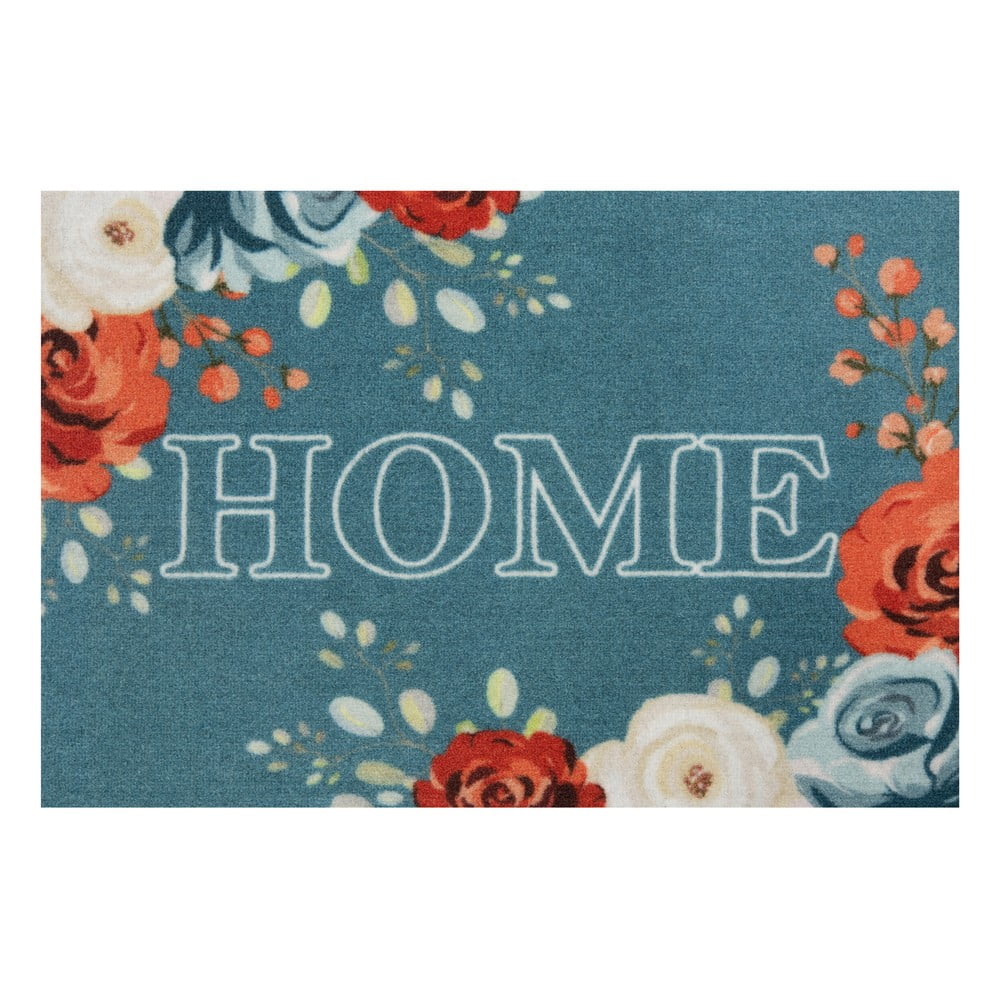 Covoraș intrare hanse home flower home, 40 x 60 cm, albastru