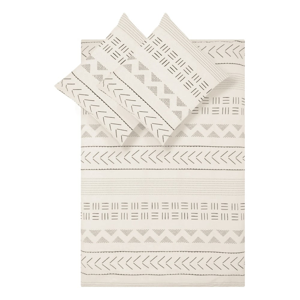 Lenjerie de pat din bumbac percale westwing collection, 200 x 200 cm, bej