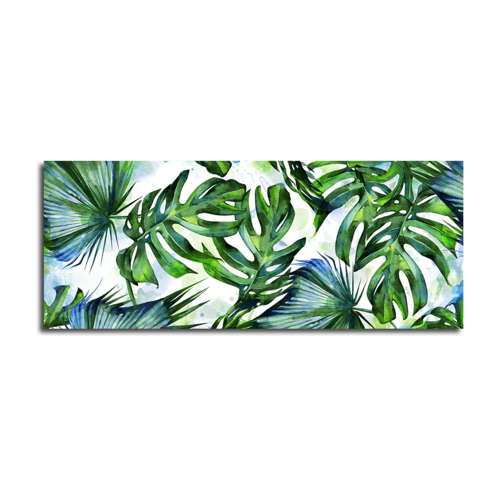 Tablou Styler Canvas Greenery Tropical, 60 x 150 cm bonami.ro imagine 2022