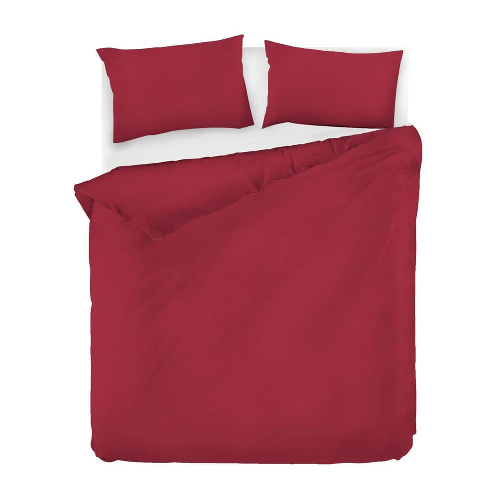 Lenjerie de pat din bumbac ranforce EnLora Home Fresh, 200 x 220 cm, roșu bonami.ro imagine noua
