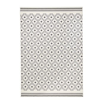 Covor zala living cubic, 200 x 290 cm, negru - alb