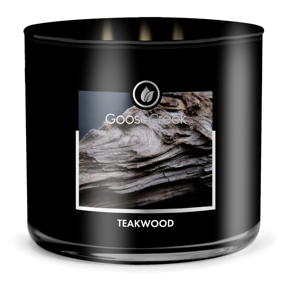 Lumânare parfumată pentru bărbați Goose Creek Teakwood, 35 de ore de ardere bonami.ro