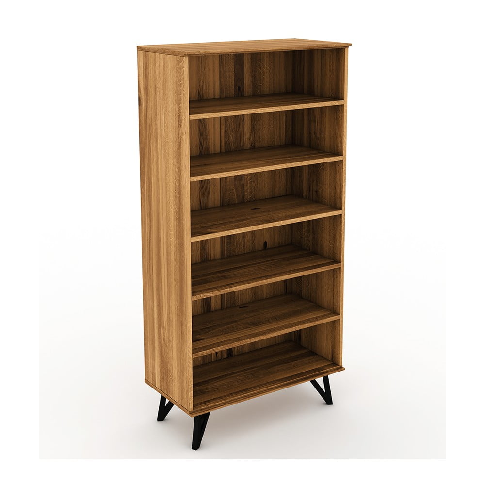Bibliotecă din lemn de stejar 91×185 cm Golo – The Beds 91x185 imagine noua