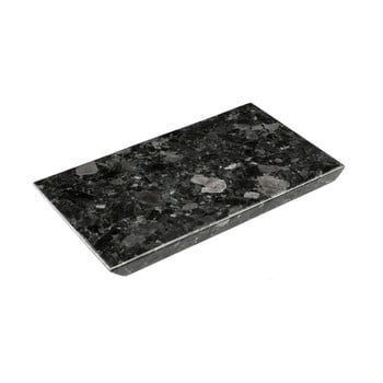 Platou servire din granit RGE Black Crystal, 20 x 35 cm, negru poza bonami.ro