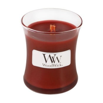 Lumânare parfumată woodwick scorțișoară și vanilie, 20 ore