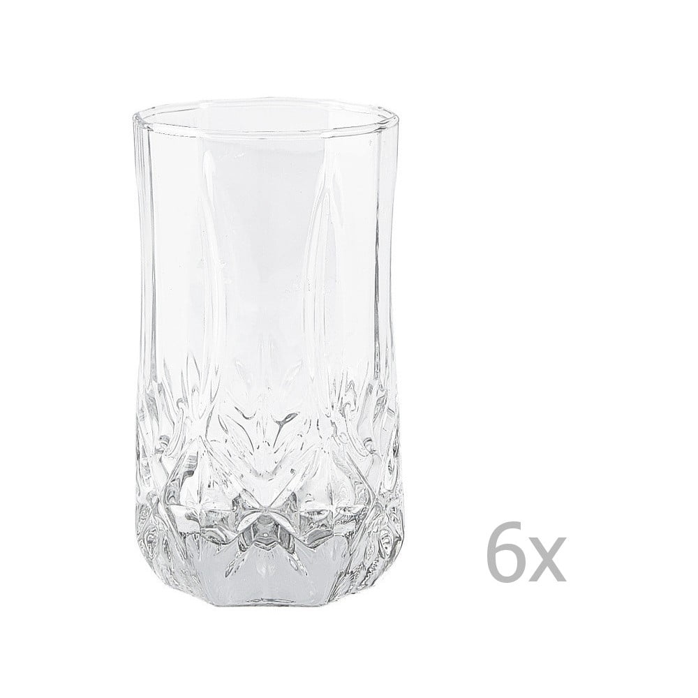 Set 6 pahare KJ Collection Glass, 240 ml