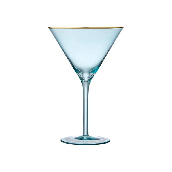 Pahar pentru Martini Ladelle Chloe, 250 ml, albastru