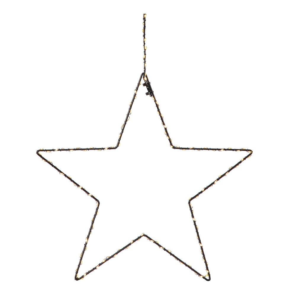 Decorațiune luminoasă suspendată de Crăciun Markslöjd Alpha Star, înălțime 45 cm, negru Alpha pret redus