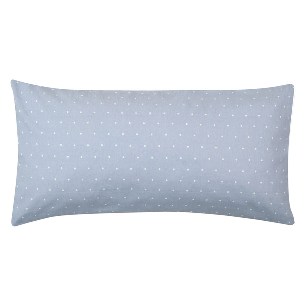Set de 2 fețe de pernă decorative din flanelă fovere betty, 40 x 80 cm, albastru