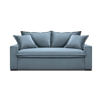 Canapea extensibilă kooko home mezzo, albastru deschis