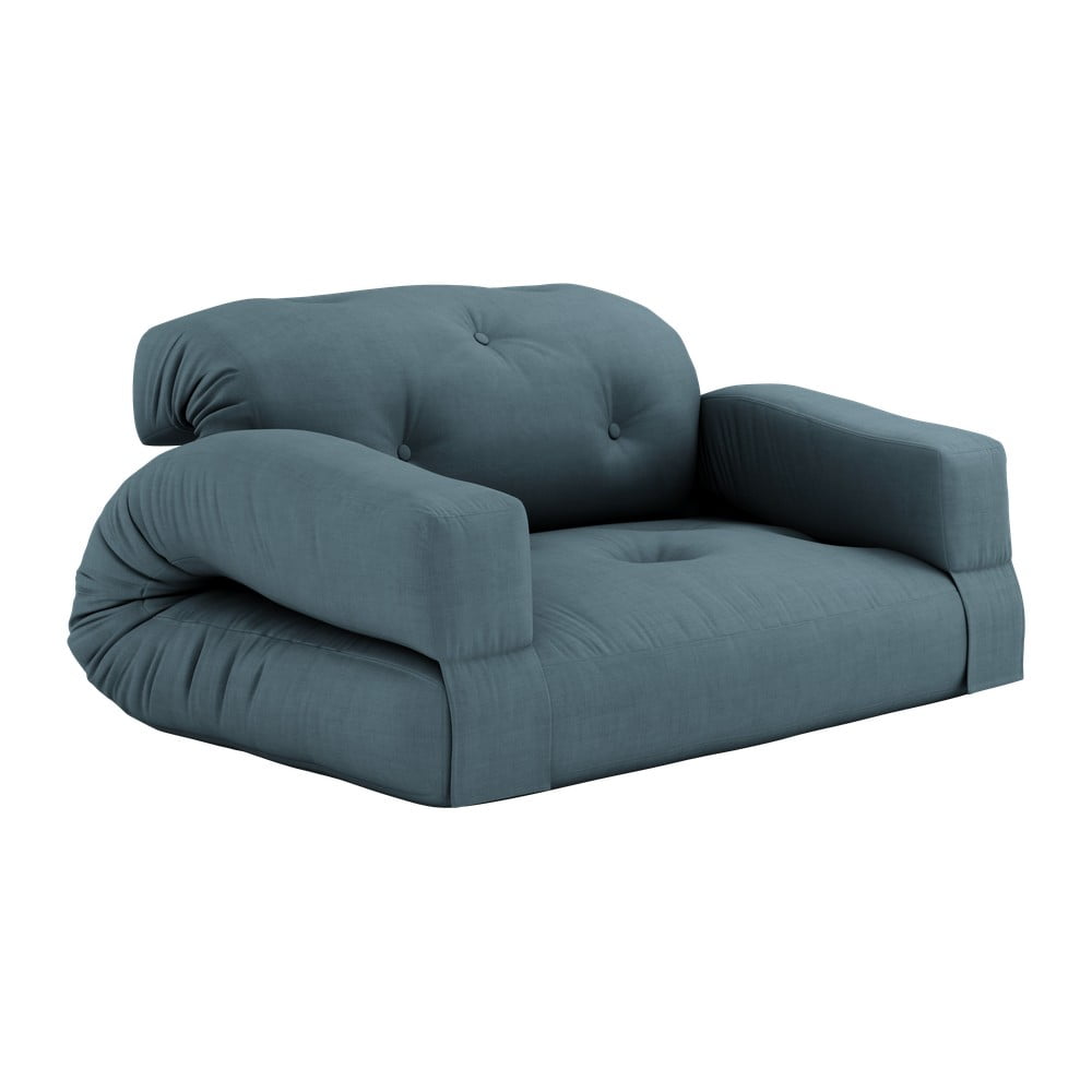 Canapea albastră extensibilă 140 cm Hippo – Karup Design 140 imagine model 2022