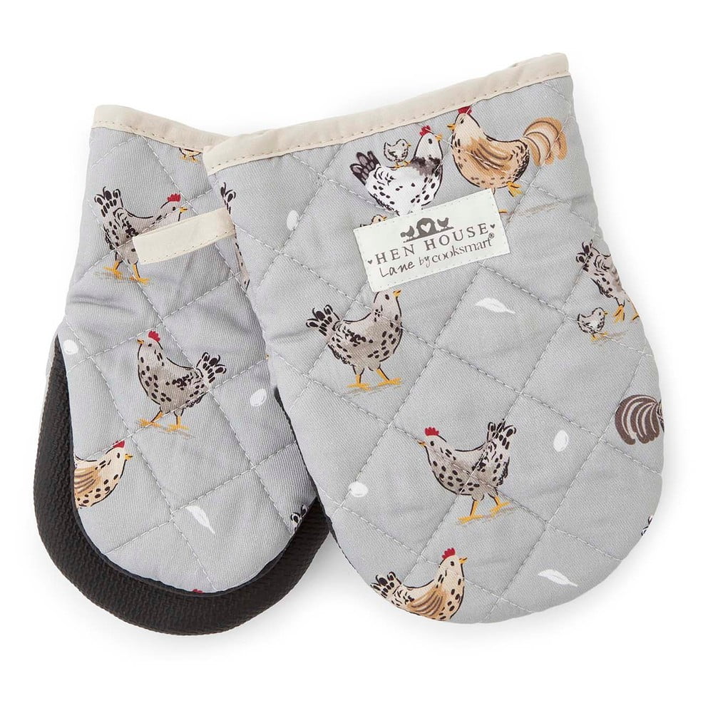 Set de mănuși de bucătărie 2 buc. din bumbac Hen House – Cooksmart ®