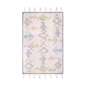 Covor din bumbac lucrat manual nattiot milko, 100 x 160 cm