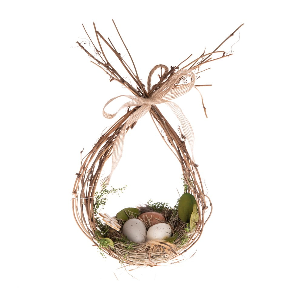 Decorațiune formă cuib dakls, înălțime 31 cm