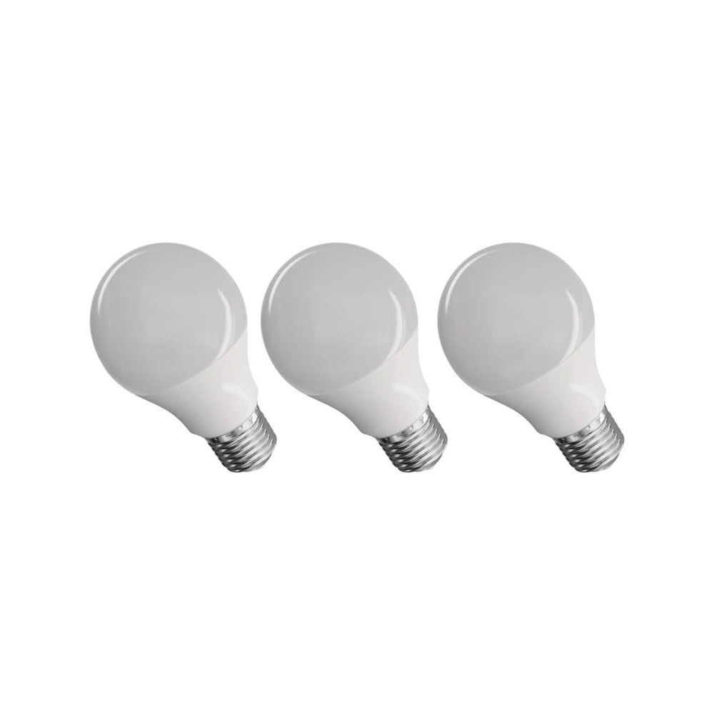Set 3 becuri cu LED EMOS Classic A60 Neutral White, 8,5W E27