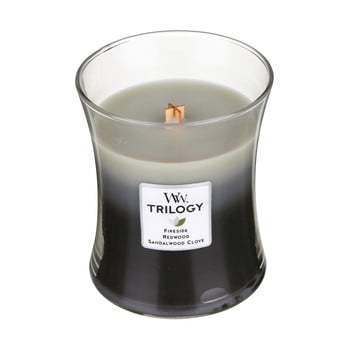 Lumânare cu parfum de lemn de santal și cuișoare woodwick, 55 ore