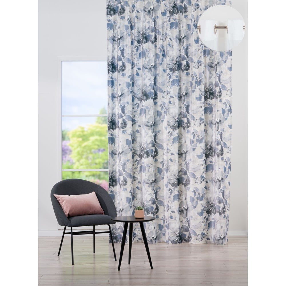  Draperie albă/gri 140x260 cm Nirvana – Mendola Fabrics 