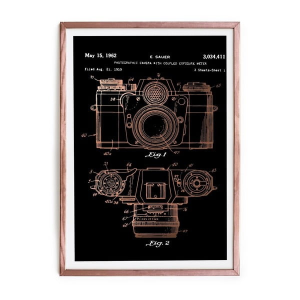 Tablou/poster înrămat Really Nice Things Camera, 40 x 60 cm