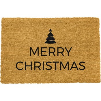 Covoraș intrare din fibre de cocos artsy doormats merry christmas 40 x 60 cm
