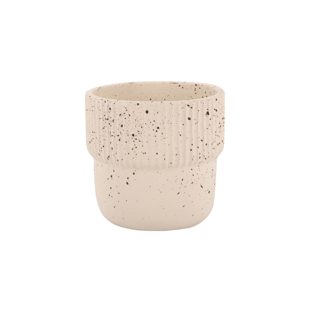 Ghiveci de beton bej deschis ø 14 cm speckles - pt living