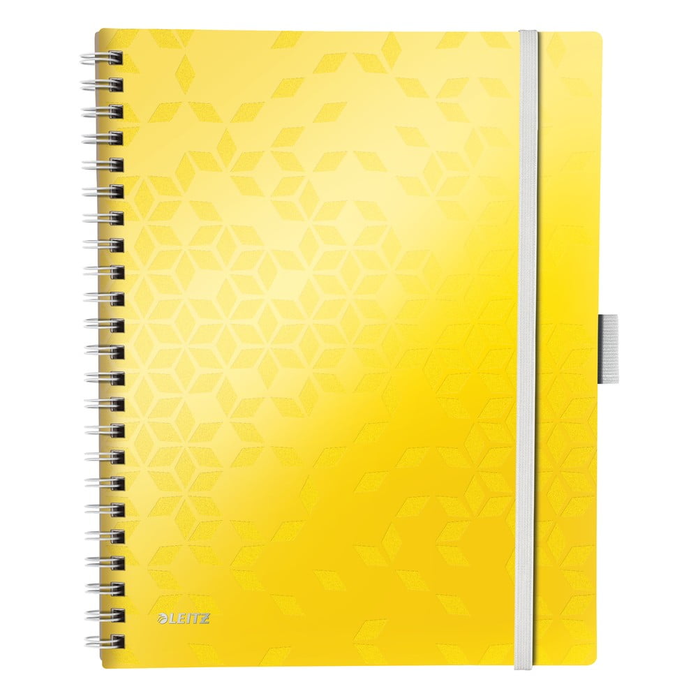 Caiet dictando cu copertă flexibilă Leitz, 80 pagini, galben bonami.ro imagine 2022