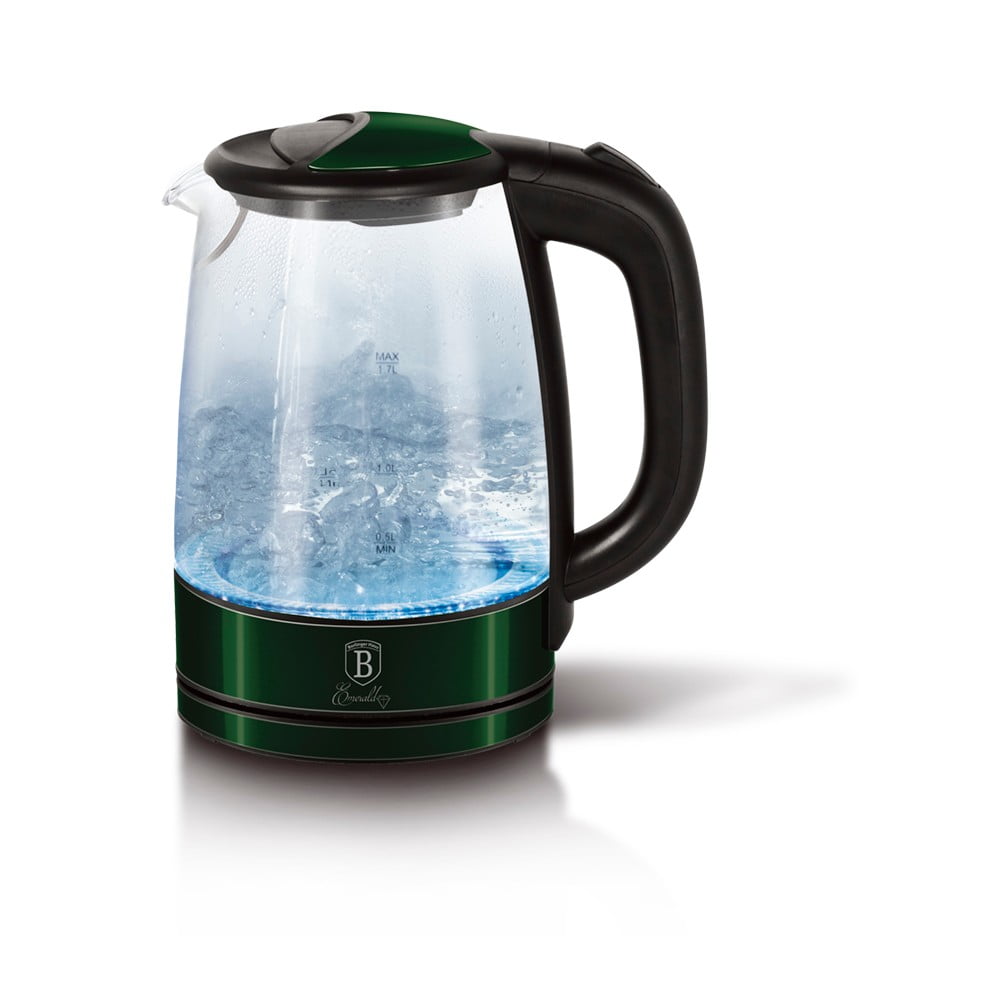 Ceainic electric verde de 1,7 l emerald collection - berlingerhaus