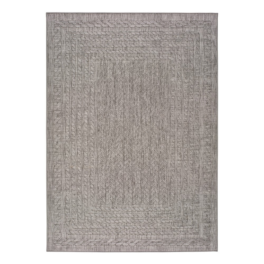 Covor pentru exterior Universal Jaipur Berro, 80 x 150 cm, gri