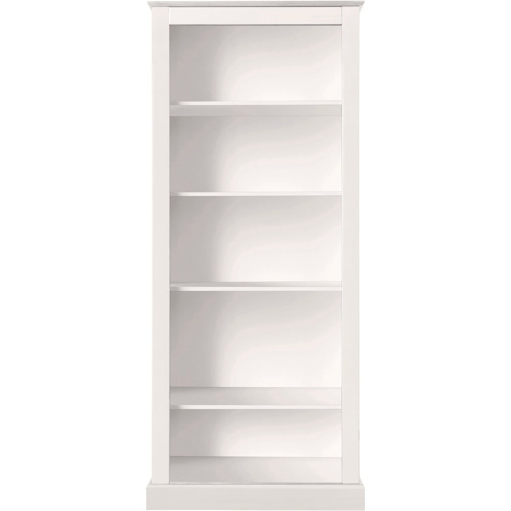 Bibliotecă albă din lemn de pin 181x31 cm Mille – Støraa