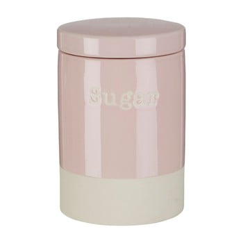 Recipient din ceramică pentru zahăr Premier Housewares, 616 ml, roz bonami.ro