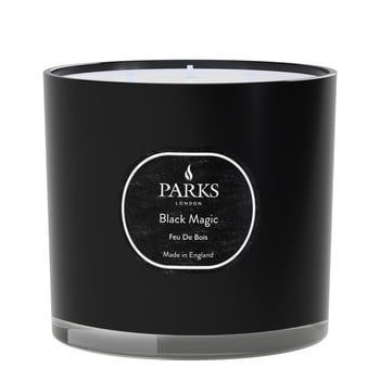 Lumânare parfumată feu de bois parks candles london black magic, timp de ardere 56 h